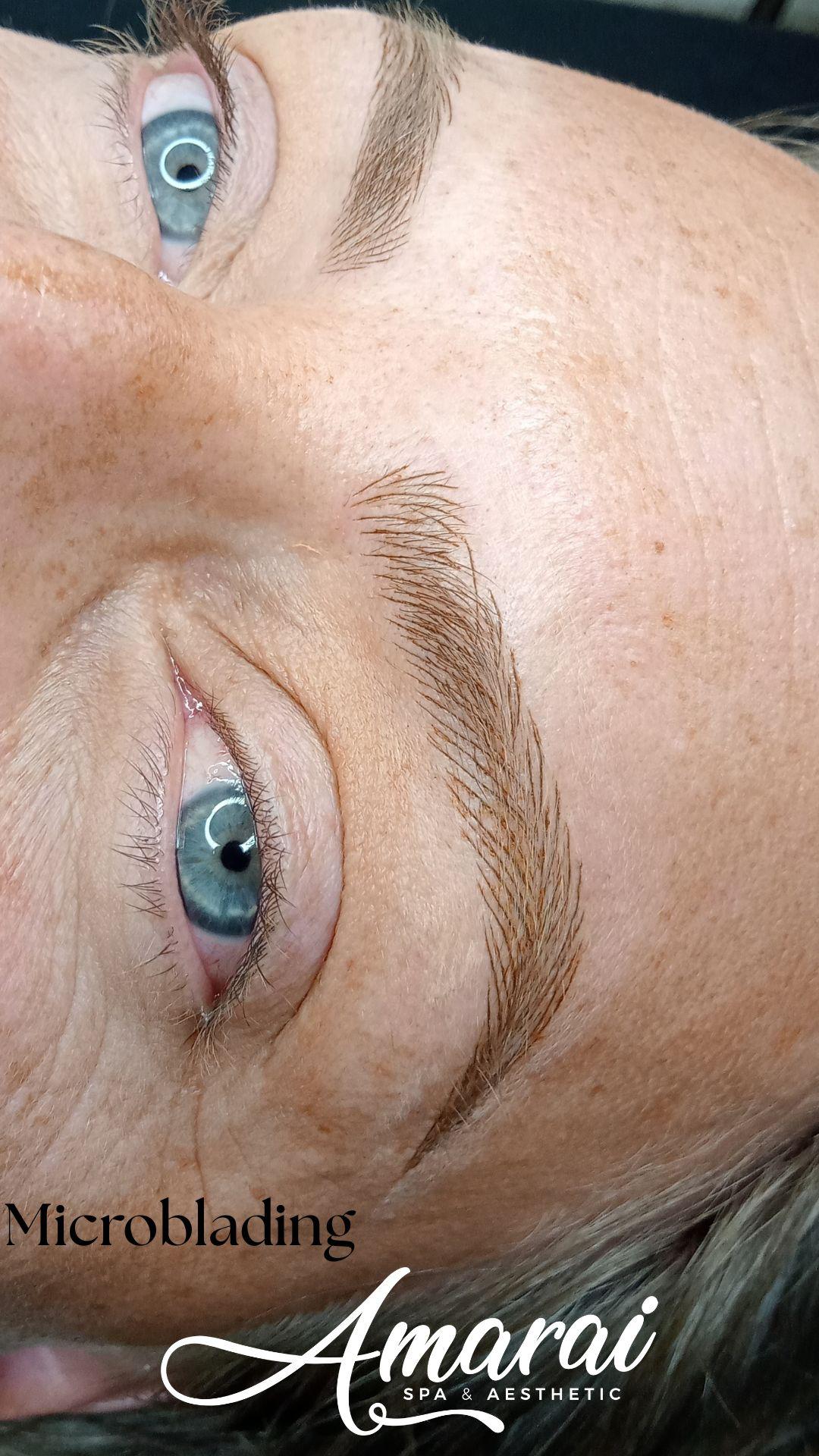 Microblading antes y después